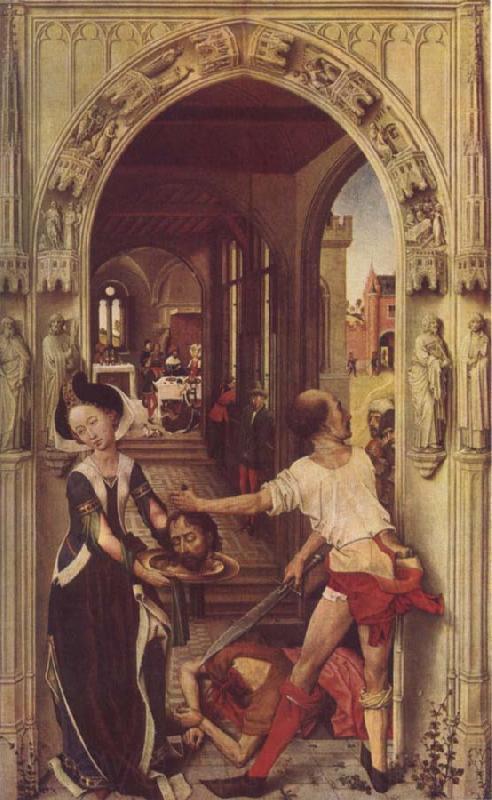 Rogier van der Weyden St.John Altarpiece Norge oil painting art